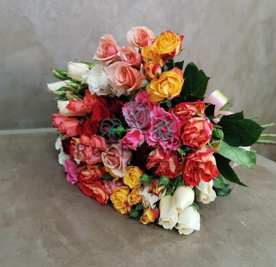 Букет цветов из: Розы в Садовый