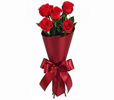 Букет 5 Красных роз Эдлесс Лав в Садовый