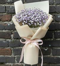 Букет цветов из:  Гипсофила в Садовый