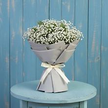 Букет цветов из:  Гипсофила в Садовый