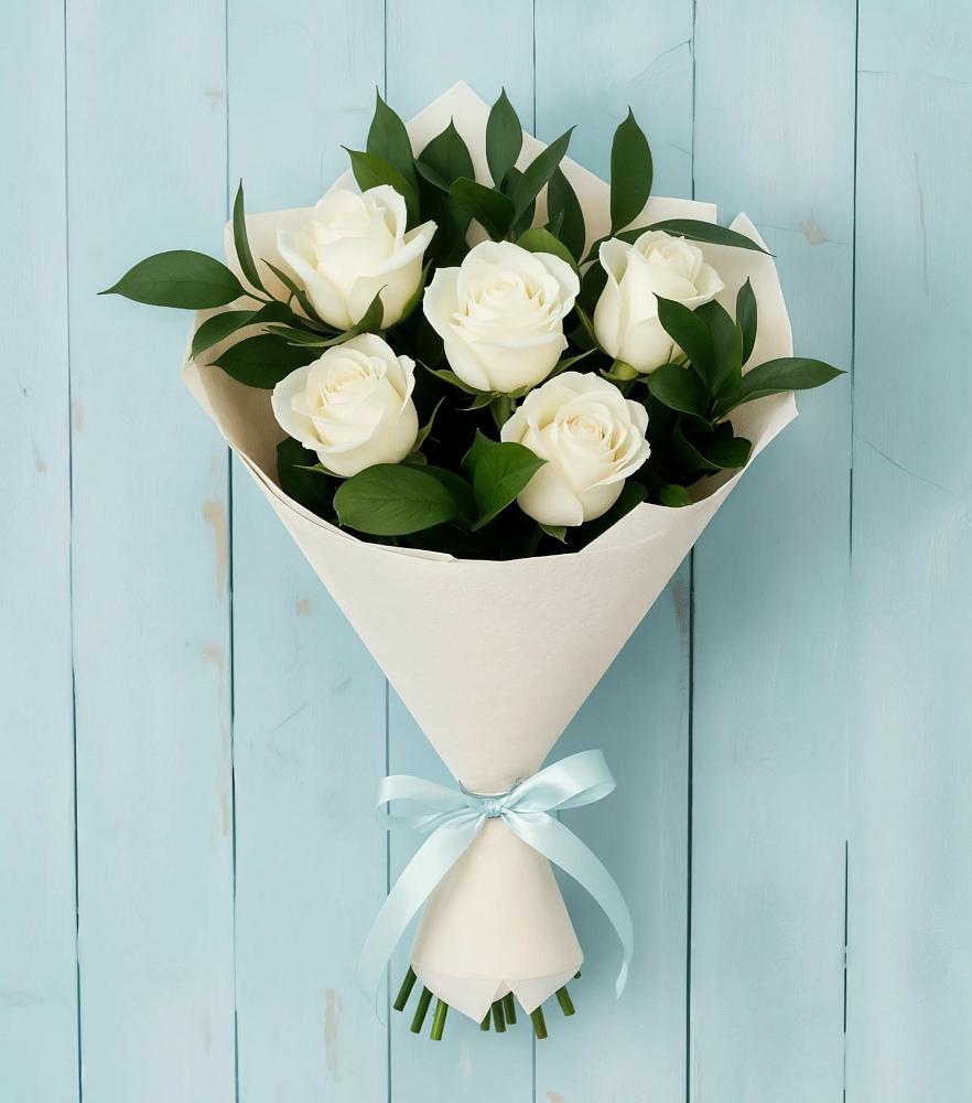 Букет цветов из: Розы в Садовый