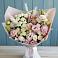 Букет цветов из: Альстромерии и Розы в Садовый