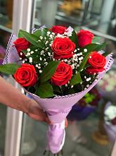 Букет цветов из:  Розы #REPLACE_PRED# Садовый