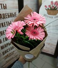 Букет цветов из:  Герберы #REPLACE_PRED# Садовый