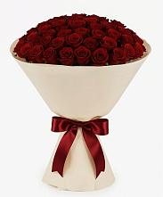 Букет 101 Бордовая роза Блэк Бакарра #REPLACE_PRED# Садовый