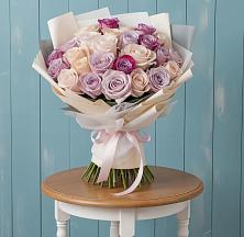 Букет цветов из:  Розы в Садовый