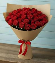 Букет Красные розы Милано в Садовый