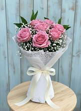 Букет цветов из:  Розы в Садовый