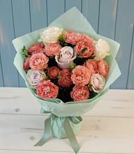 Букет цветов из:  Розы в Садовый