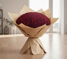 Букет 101 Красная роза в Садовый