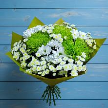 Букет цветов из:  Хризантемы в Садовый