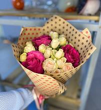 Букет цветов из:  Розы #REPLACE_PRED# Садовый