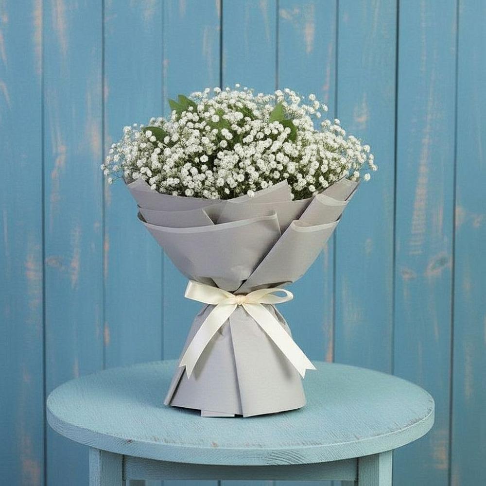 Букет цветов из: Гипсофила в Садовый