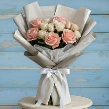 Букет цветов из:  Розы в Садовый