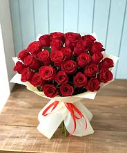 Букет 29 Красных роз в Садовый