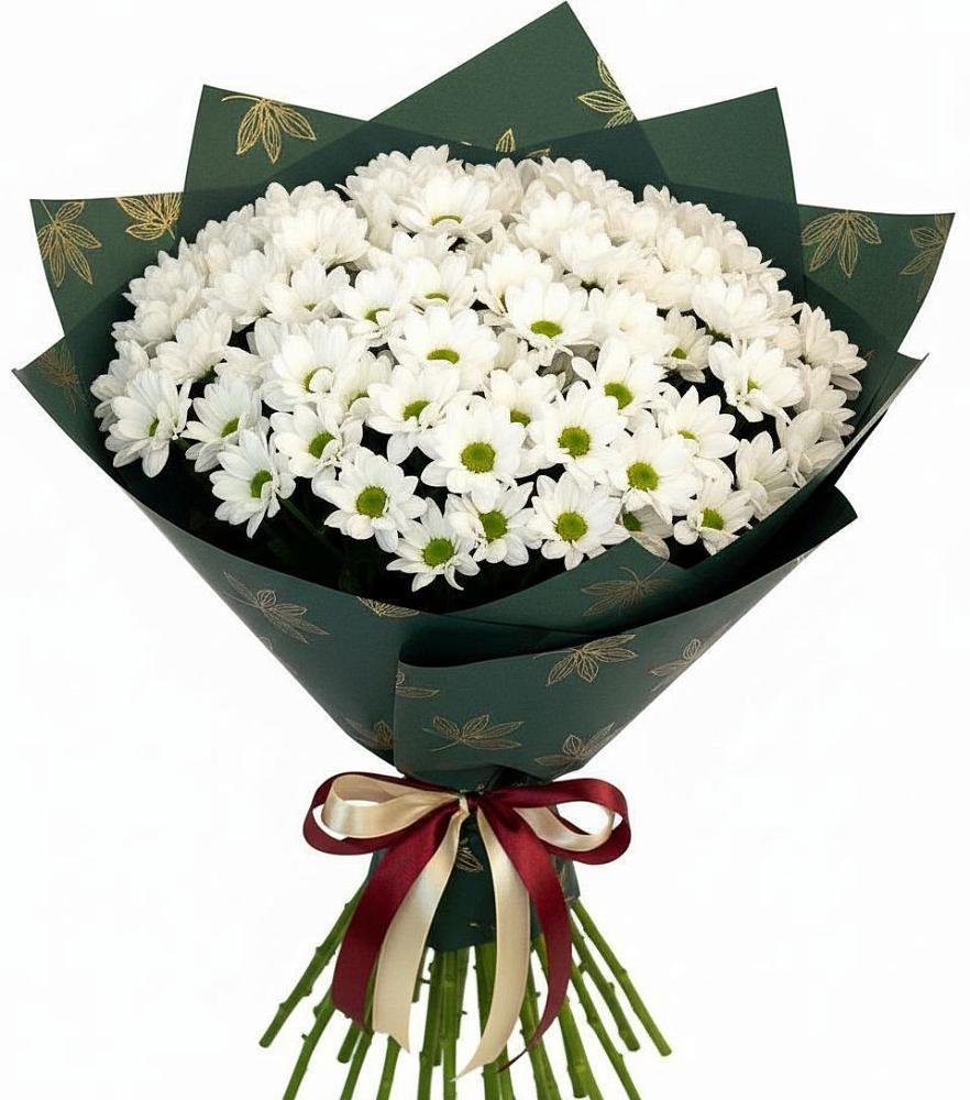 Букет цветов из: Хризантемы в Садовый