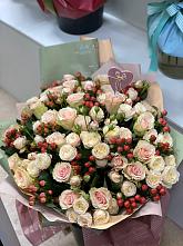 Букет цветов из:  Розы #REPLACE_PRED# Садовый
