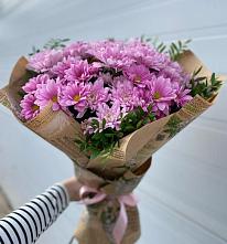 Букет цветов из:  Хризантемы #REPLACE_PRED# Садовый