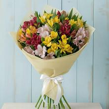 Букет цветов из:  Альстромерии в Садовый