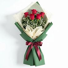 Букет цветов из:  Розы в Садовый