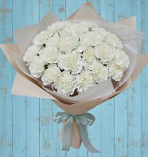 Букет цветов из:  Гвоздики в Садовый