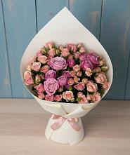 Букет цветов из:  Розы #REPLACE_PRED# Садовый