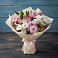 Букет цветов из: Хризантемы, Альстромерии и Розы в Садовый